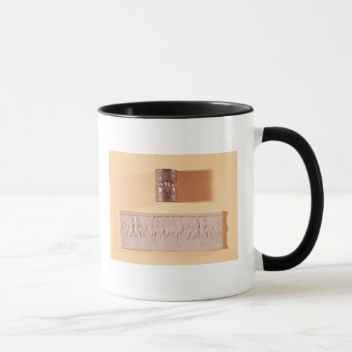 Akkadian cylinder seal and impression mug