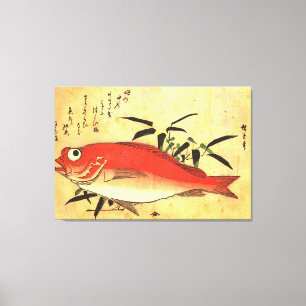 Akodai - Hiroshige's Colorful Japanese Fish Print
