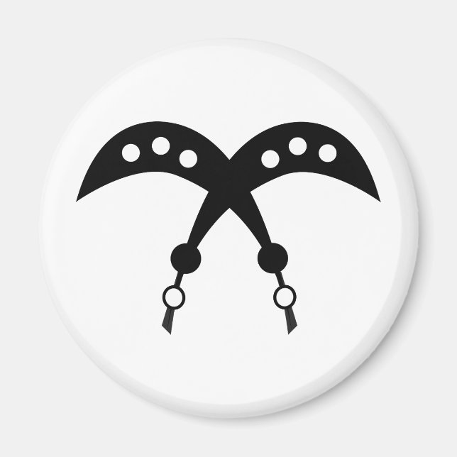 AKOFENA | Adinkra Symbol of Courage and Valor Magnet (Front)