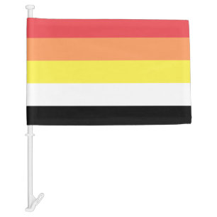 Akoisexual Akoiromantic Pride Car Flag