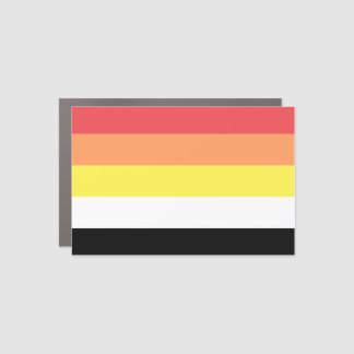 Akoisexual Akoiromantic Pride Car Magnet