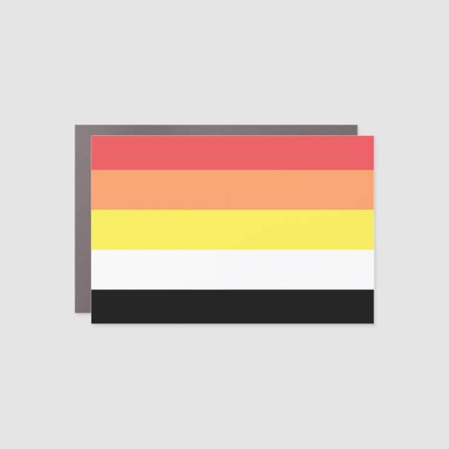 Akoisexual Akoiromantic Pride Car Magnet (Front)