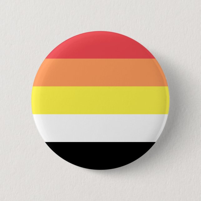 Akoisexual Akoiromantic Pride Flag Button (Front)