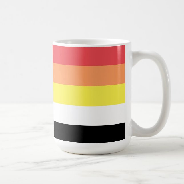 Akoisexual Akoiromantic Pride Flag Coffee Mug (Right)