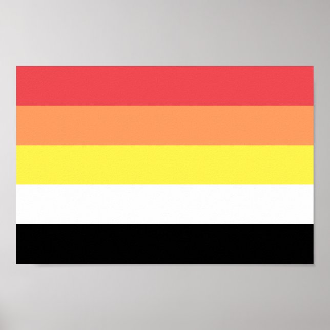 Akoisexual Akoiromantic Pride Poster (Front)