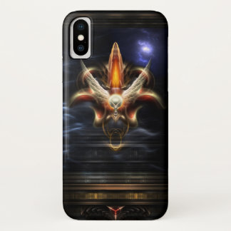 Akrellian Torch Fire Portrait iPhone X Case