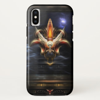Akrellian Torch Fire Portrait iPhone X Case