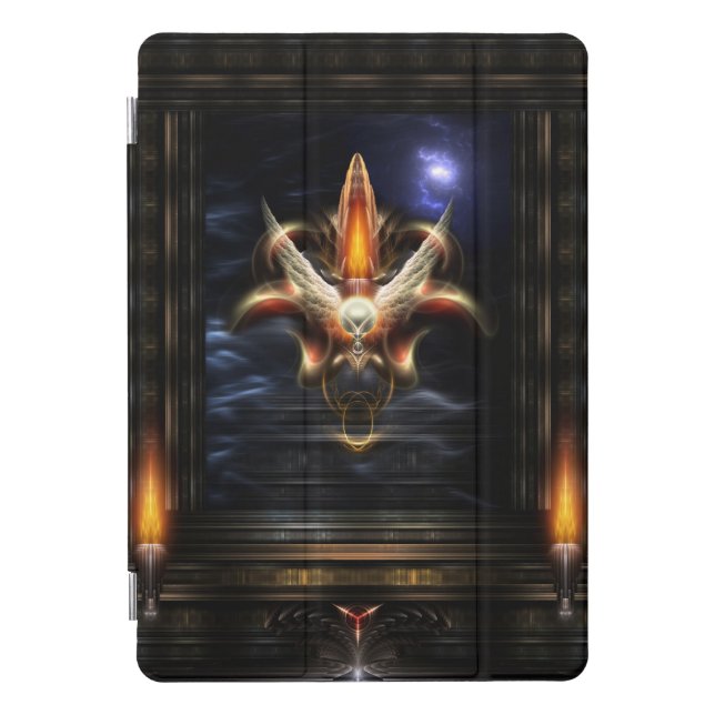 Akrellian Torch Fire Portrait iPad Pro Cover (Front)