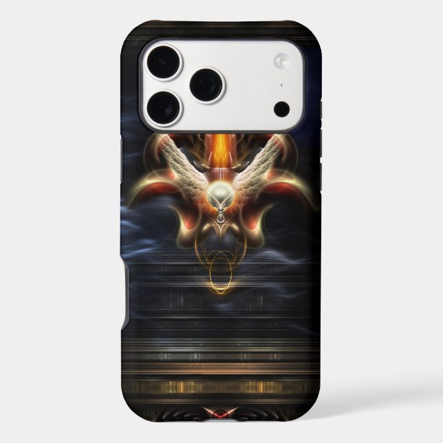 Akrellian Torch Fire Portrait Iphone Case (Back)