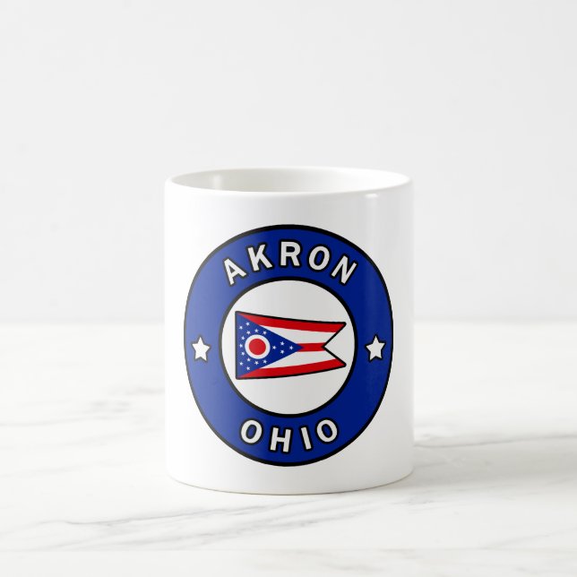 Akron Ohio Coffee Mug (Center)