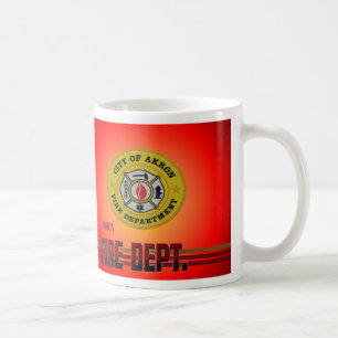 Akron Ohio Fire Department Mug. Coffee Mug