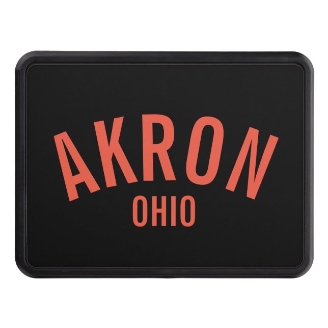 Akron, Ohio Hitch Cover (Front)