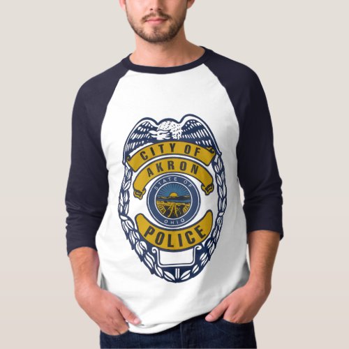 Akron  Ohio Police Department T Shirt T_Shirt