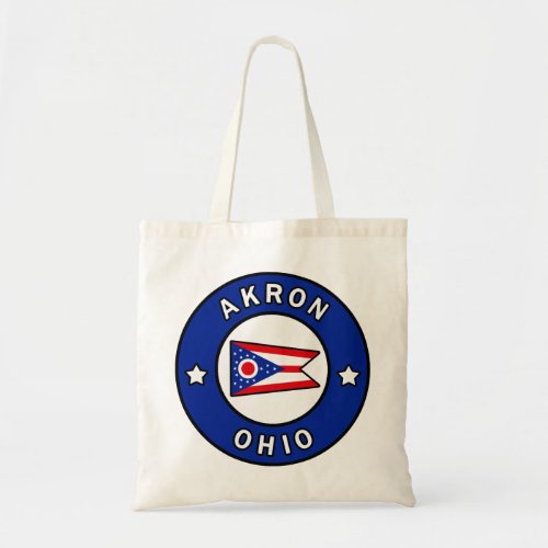 Akron Ohio Tote Bag