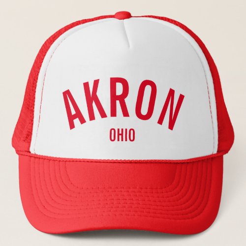 Akron Ohio Trucker Hat