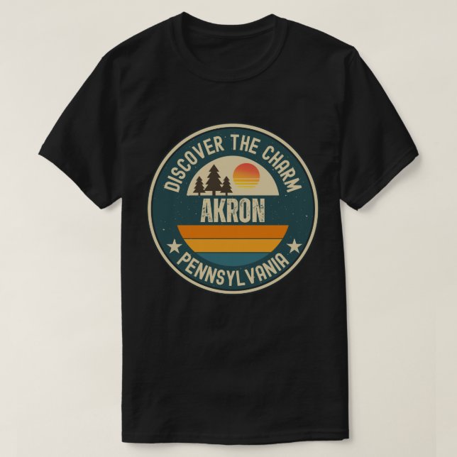 Akron, Pennsylvania T-Shirt (Design Front)