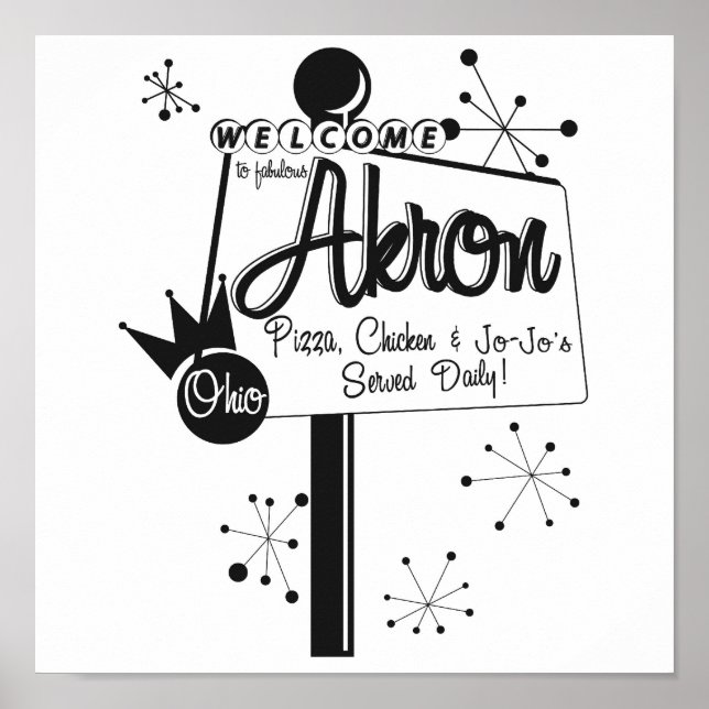 Akron - Pizza, Chicken and JoJo's Poster (Front)