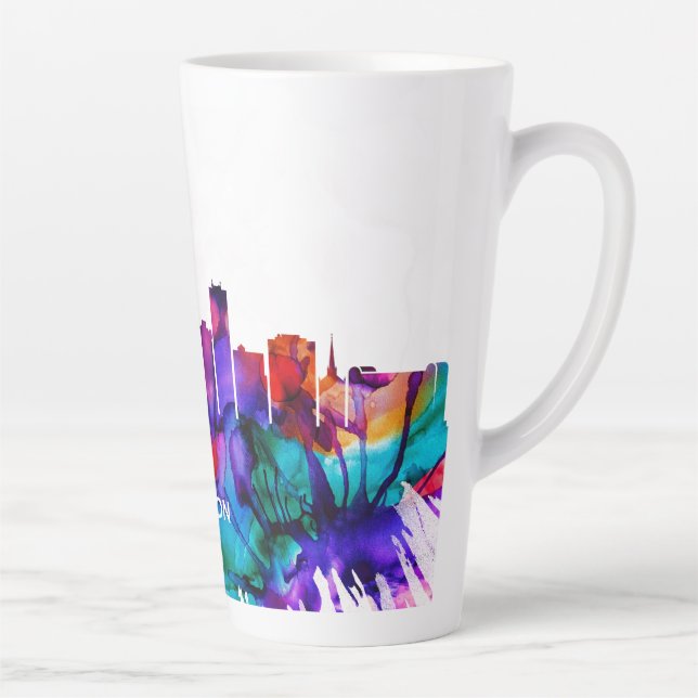 Akron Skyline Latte Mug (Right)
