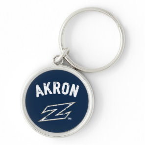 Akron Z Distressed Keychain