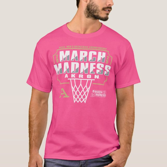 Akron Zips March Madness 2025 Men'S Basketball T-Shirt (Front)