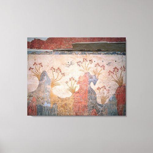 Akrotiri Spring  Author Unknown   c 1600 BC  Canvas Print