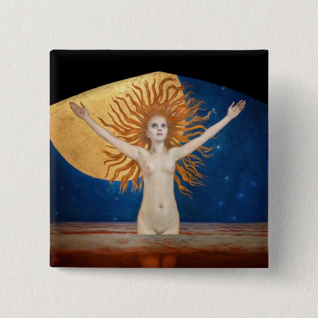 Akseli Gallen-Kallela - Ad Astra Button (Front)