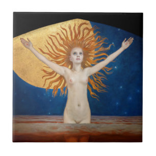 Akseli Gallen-Kallela - Ad Astra Ceramic Tile