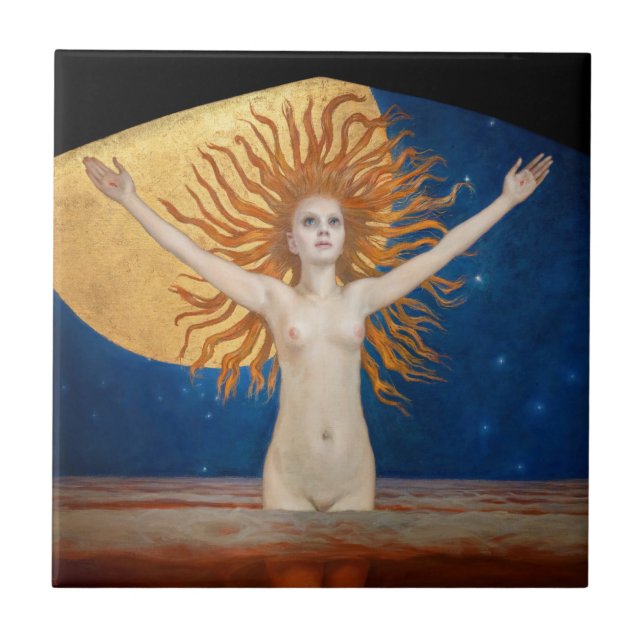 Akseli Gallen-Kallela - Ad Astra Ceramic Tile (Front)