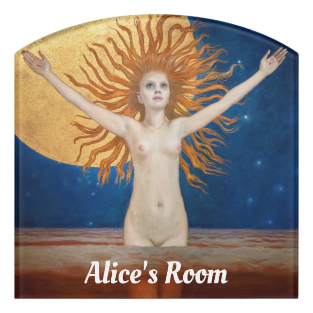 Akseli Gallen-Kallela - Ad Astra Door Sign (Contour Front)