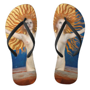 Akseli Gallen-Kallela - Ad Astra Flip Flops