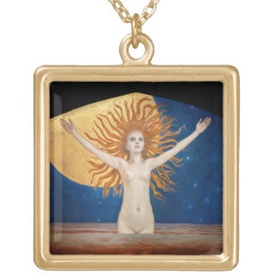 Akseli Gallen-Kallela - Ad Astra Gold Plated Necklace