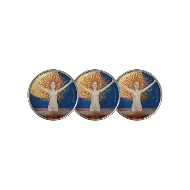 Akseli Gallen-Kallela - Ad Astra Golf Ball Marker (3 Up)