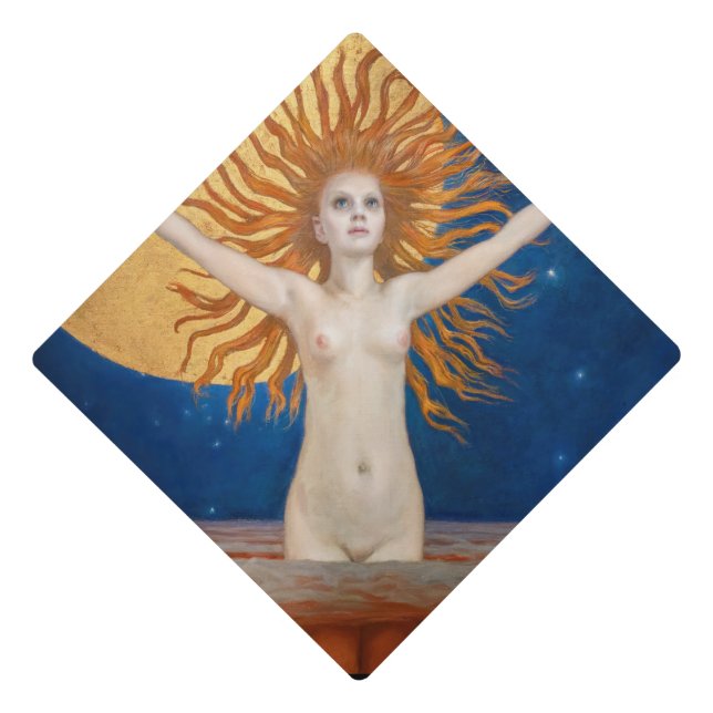 Akseli Gallen-Kallela - Ad Astra Graduation Cap Topper (Front)