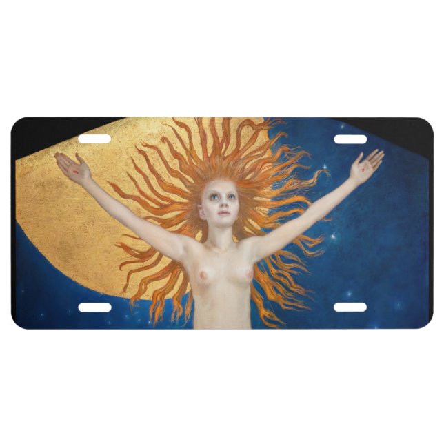 Akseli Gallen-Kallela - Ad Astra License Plate (Front)