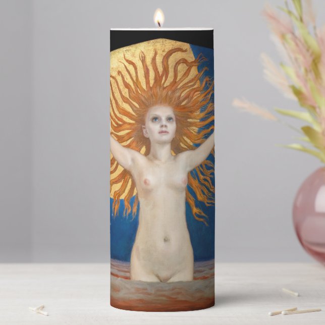 Akseli Gallen-Kallela - Ad Astra Pillar Candle (In Situ)
