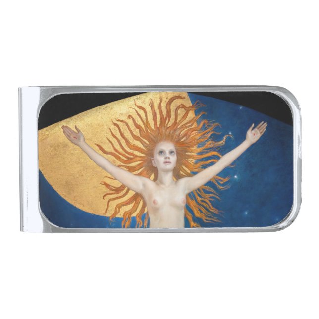 Akseli Gallen-Kallela - Ad Astra Silver Finish Money Clip (Front)