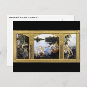 Akseli Gallen-Kallela - Aino Myth Postcard