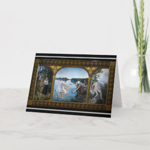 Akseli Gallen-Kallela - Aino Triptych Card