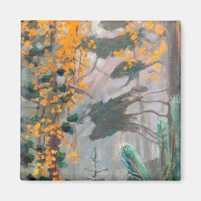 Akseli Gallen-Kallela - Autumn Forest Magnet (Front)
