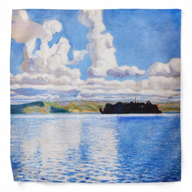 Akseli Gallen-Kallela - Cloud Towers Bandana (Front)