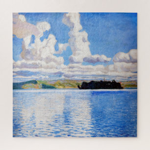 Akseli Gallen-Kallela - Cloud Towers Jigsaw Puzzle