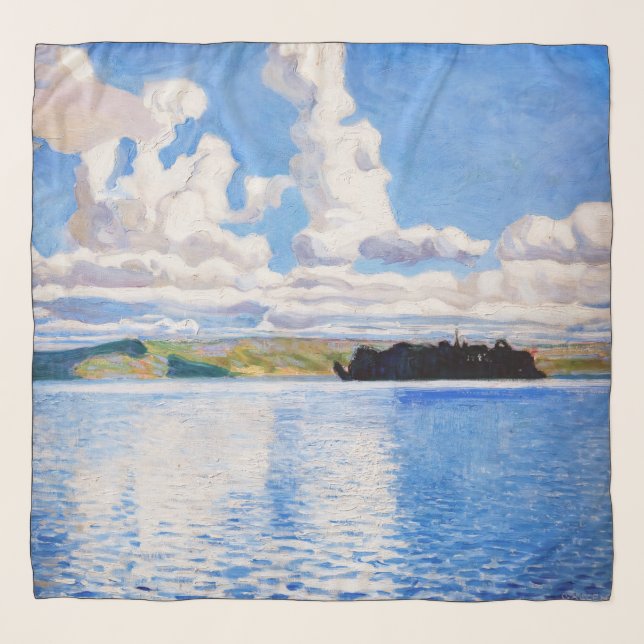 Akseli Gallen-Kallela - Cloud Towers Scarf (Front)
