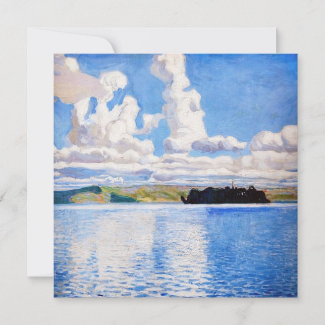 Akseli Gallen-Kallela - Cloud Towers Thank You Card (Front)