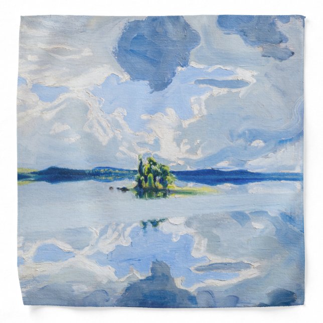 Akseli Gallen-Kallela - Clouds above a Lake Bandana (Front)
