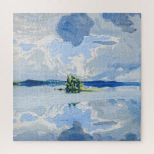 Akseli Gallen-Kallela - Clouds above a Lake Jigsaw Puzzle