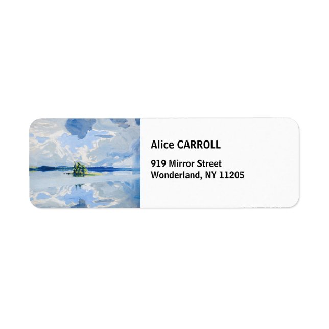 Akseli Gallen-Kallela - Clouds above a Lake Label (Front)