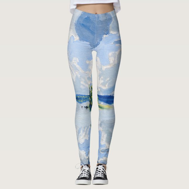 Akseli Gallen-Kallela - Clouds above a Lake Leggings (Front)