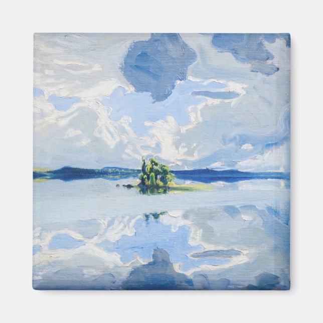 Akseli Gallen-Kallela - Clouds above a Lake Magnet (Front)