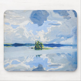 Akseli Gallen-Kallela - Clouds above a Lake Mouse Pad
