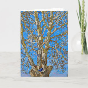 Akseli Gallen-Kallela - Crack Willow and Blue Bird Card